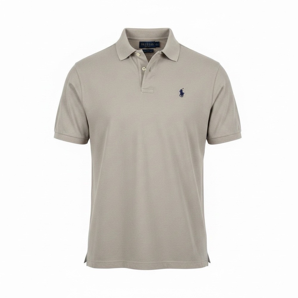 Polo Ralph Lauren Performance Polo Shirt Gray Short Sleeve XL Blue Pony